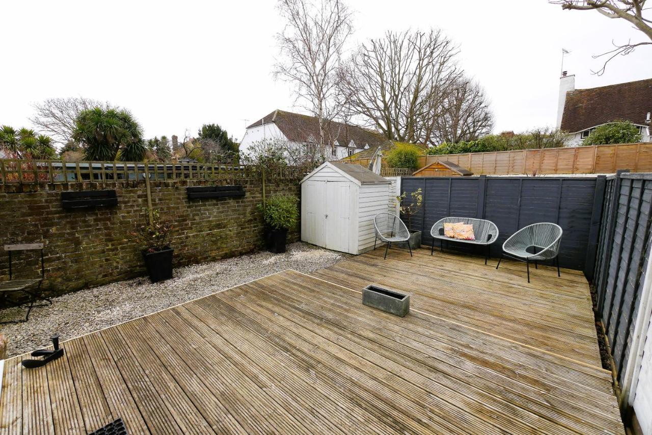 Quirky Spacious Ground Floor Victorian Garden Flat Worthing Bagian luar foto